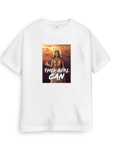 Футболка "This Girl can" Біла